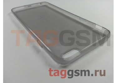 Задняя накладка для iPhone 6 / 6S Plus (5.5") (силикон, прозрачная, чёрная (Light Series)) Hoco