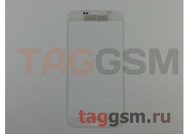 Стекло для Samsung G920F Galaxy S6 (белый) ААА