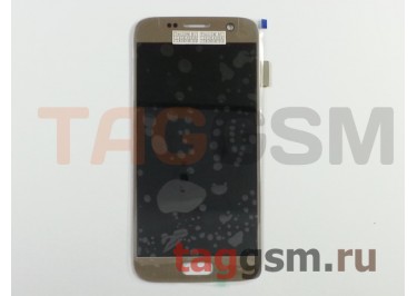 Дисплей для Samsung  SM-G930 Galaxy S7 + тачскрин (золото), ОРИГ100%