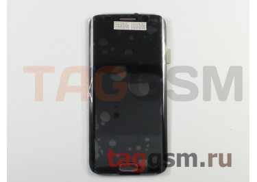 Дисплей для Samsung  SM-G925 Galaxy S6 Edge + тачскрин + рамка (синий), ОРИГ100%