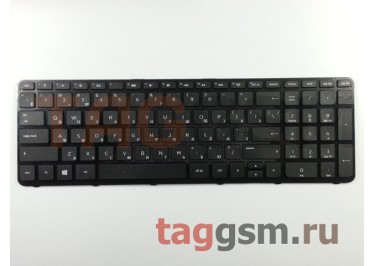 Клавиатура для ноутбука HP Pavilion 15 / 15-e / 15-g / 15-n / 15z-e / 15z-n / 250 G3 / 255 G3 / 256 G3 (черный) с рамкой