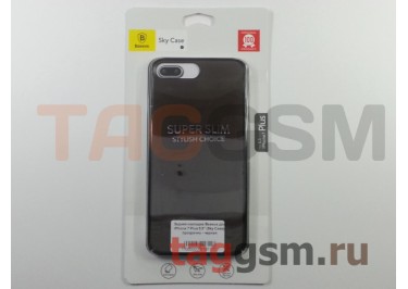 Задняя накладка для iPhone 7 Plus / 8 Plus (5.5") (прозрачная, черная (Sky Case)) Baseus