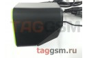 Колонки мультимедийные Smartbuy CUTE, мощность 6Вт, USB, черно-зеленые (SBA-2580)