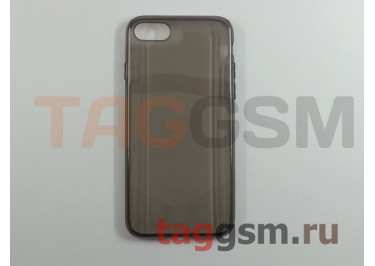 Задняя накладка для iPhone 7 / 8 (4.7") (прозрачная, черная (Simple series case Clear)) Baseus