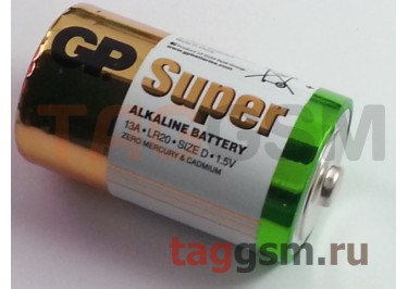 Элементы питания LR20-2BL (батарейка,1.5В) (2 / 20 / 160) GP