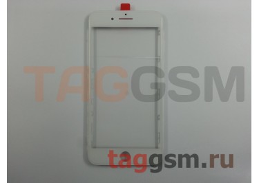Стекло + OCA + рамка для iPhone 7 Plus (белый), (олеофобное покрытие) ААА