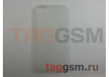 Задняя накладка для iPhone 6 / 6S (4.7") (силикон, ультратонкая, белая) №3
