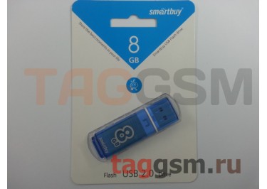 Флеш-накопитель 8Gb Smartbuy Glossy series Blue