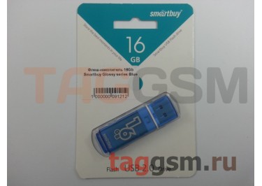 Флеш-накопитель 16Gb Smartbuy Glossy series Blue