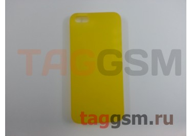Задняя накладка для iPhone 5 / 5S / SE (Yellow Oicoat 0.3 Jelly (OC533YL)) Ozaki