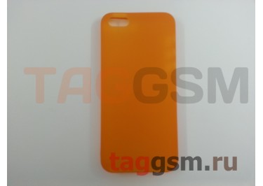 Задняя накладка для iPhone 5 / 5S / SE (Orange Oicoat 0.3 Jelly (OC533OG)) Ozaki