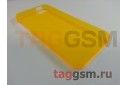 Задняя накладка для iPhone 5 / 5S / SE (жёлтая 0,8mm) Ensi