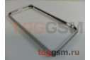 Бампер для iPhone 7 (4.7") (металлический, серебро)
