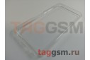 Задняя накладка для MEIZU U10 (силикон, с заглушками, с жесткой основой, прозрачная)  техпак
