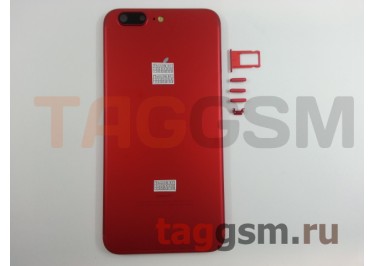 Задняя крышка для iPhone 6 Plus (красный) (дизайн iPhone 7 Plus)