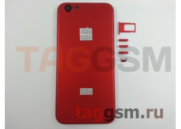 Задняя крышка для iPhone 6S (красный) (дизайн iPhone 7)