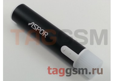 Портативное зарядное устройство (Power Bank) (Aspor A311) Емкость 2600mAh + USB фонарик (черный)