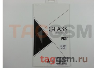 Пленка / стекло на дисплей для Samsung A3 / A320 Galaxy A3 (2017) (Gorilla Glass) 3D (черный)
