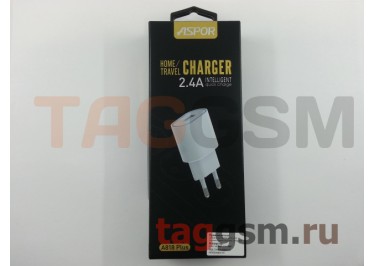 Сетевое зарядное устройство USB 2400mA 1 выход USB, (A818 Plus) ASPOR