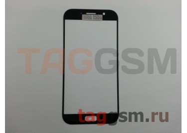 Стекло для Samsung A720 Galaxy A7 (2017) (черный), AAA