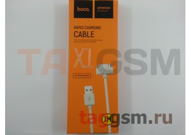 USB для iPhone 4 / iPhone 4S / iPhone 3 / iPad / iPad 2 / iPod (в коробке) белый 1m, HOCO (X1)