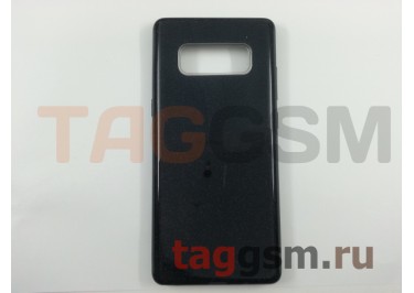 Задняя накладка для Samsung N950 Galaxy Note 8 (силикон, алмазная пыль, черная) техпак