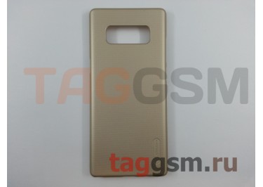 Задняя накладка для Samsung N950 Galaxy Note 8 (матовая, золото) Nillkin