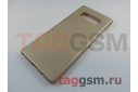 Задняя накладка для Samsung N950 Galaxy Note 8 (матовая, золото) Nillkin