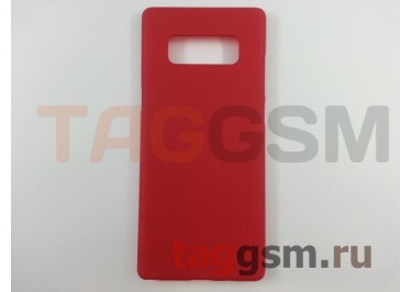 Задняя накладка для Samsung N950 Galaxy Note 8 (матовая, красная) Nillkin