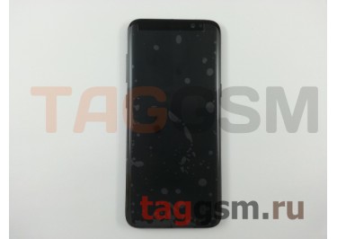 Дисплей для Samsung  SM-G950 Galaxy S8 + тачскрин + рамка (черный), ОРИГ100%