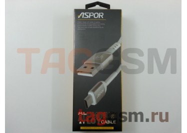 Кабель USB - micro USB (A121) ASPOR (1,2м) (белый)