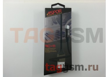 Кабель USB - micro USB (AC-11) ASPOR (1,2м) (черный)