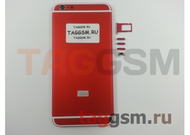 Задняя крышка для iPhone 6 Plus (красный) (под белый дисплей)