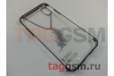 Задняя накладка для iPhone X / XS (силикон, со стразами, перо, черная (Diamond whisper series)) HOCO