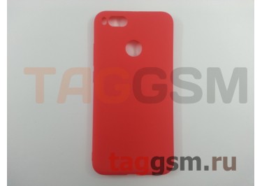 Задняя накладка для Xiaomi MiA1 (силикон, матовая, розовая) NEYPO