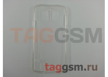 Задняя накладка для Samsung G900 / i9600 Galaxy S5 (силикон, белая) Fashion