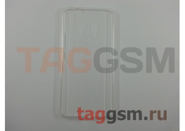 Задняя накладка для MEIZU M5S (силикон, ультратонкая, белая), техпак