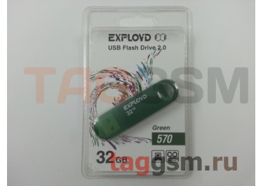 Флеш-накопитель 32Gb Exployd 570 Green