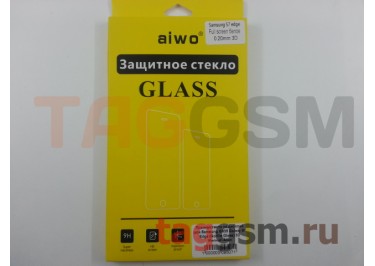 Пленка / стекло на дисплей для Samsung G935 Galaxy S7 Edge (Gorilla Glass) 3D (белый) Aiwo