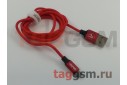 Кабель USB - micro USB (AC-11) ASPOR (1,2м) (красный)