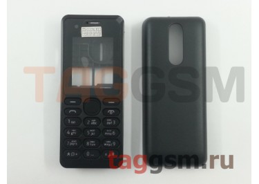 Корпус Nokia 108 со средней частью + клавиатура (черный)