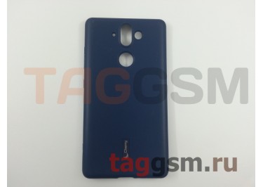 Задняя накладка для Nokia 9 (силикон, матовая, синяя) Cherry