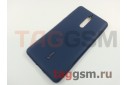 Задняя накладка для Nokia 8 (силикон, матовая, синяя) Cherry