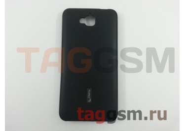 Задняя накладка для Huawei Y6 Pro (силикон, черная) Cherry