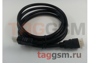 Кабель HDMI to HDMI ver.1.4b A-M / A-M, 1.5m (черный) техпак