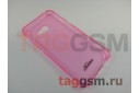 Задняя накладка для Samsung A5 / A520 Galaxy A5 (2017) (силикон, прозрачная, розовая) Jekod / KissWill