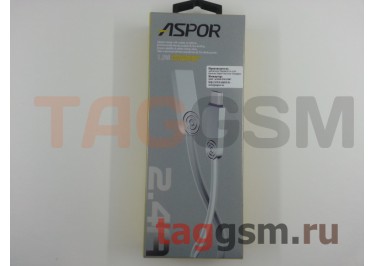 Кабель USB - micro USB (AC-15) ASPOR (1,2м) (серый)