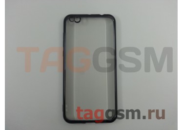 Задняя накладка для Xiaomi Mi5C (силикон, прозрачная, черная) Jekod / KissWill
