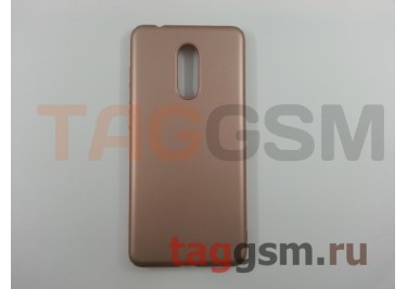 Задняя накладка для Xiaomi Redmi 5 (матовая, золото) NEYPO