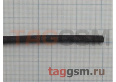 Термоусадочная трубка (5,0 мм  /  2,5 мм, длина 1м, черная) Rexant